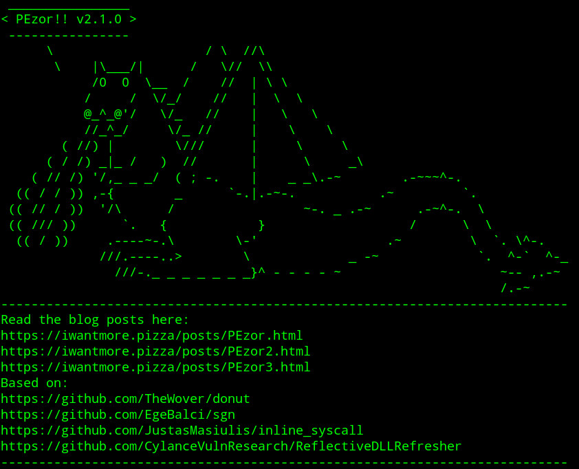 PEzor v2.1.0